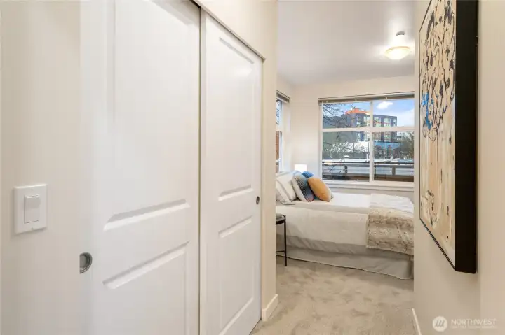 Plenty of closet space to store all of your favorite pieces.