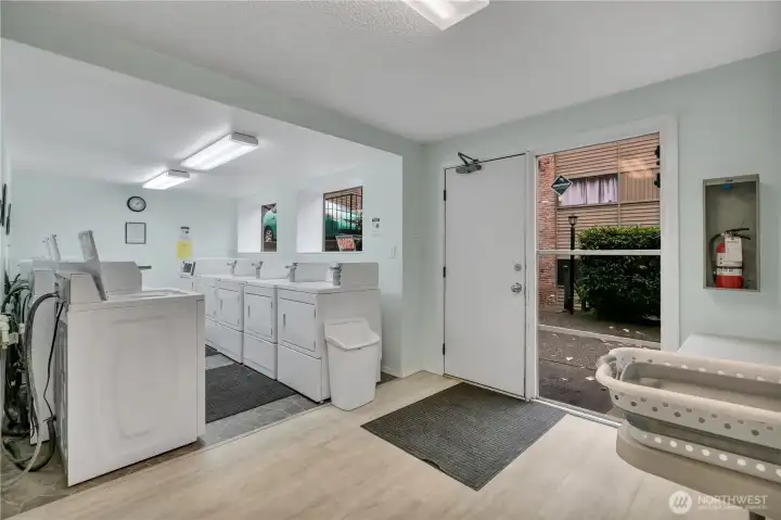 Laundry Area, Building A, storage locker is also in this building.