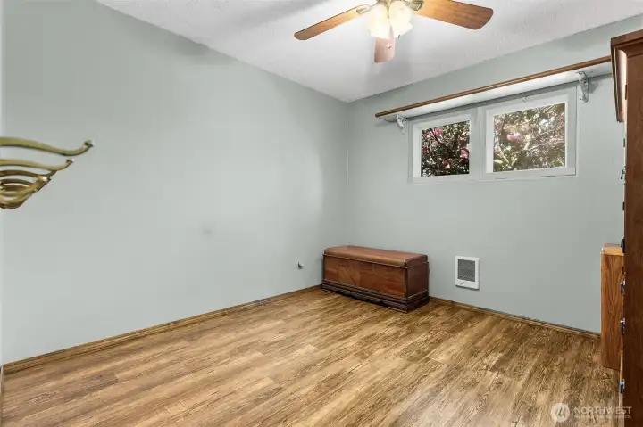 ~Bedroom 2 has New LVP Water & Scratch Resistant Flooring~