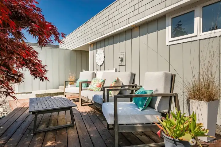 front porch seating area