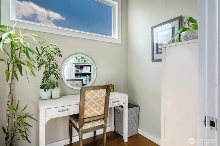 Makeup dressing room