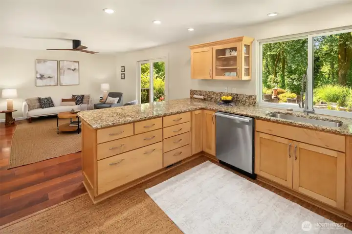 These rooms are perfectly situated for comfort and convenience. Family room is the perfect space for homework, games, or catching up on work.