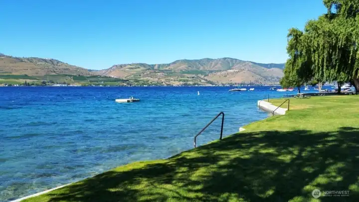 One of 3 parks, the Willows Park has swimming stairs and lots of level grassy areas. It's a terrific gathering place for friends and family, and a wonderful way to meet your Chelan Hills neighbors!