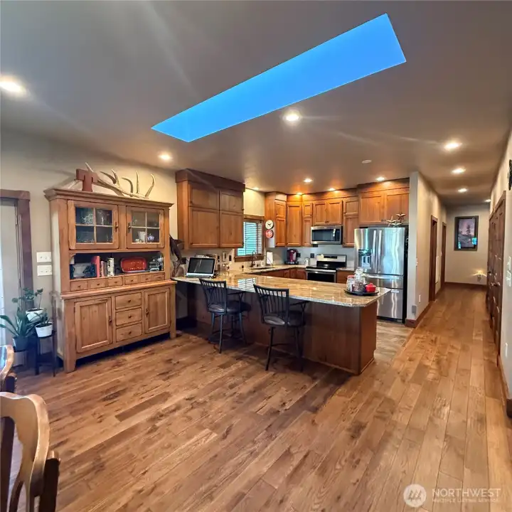 kitchen with eating space