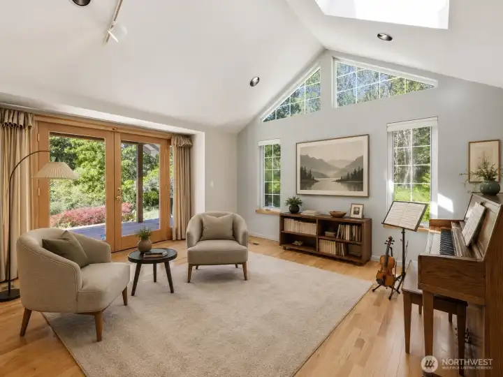 Music room ? Flex space. Virtually staged
