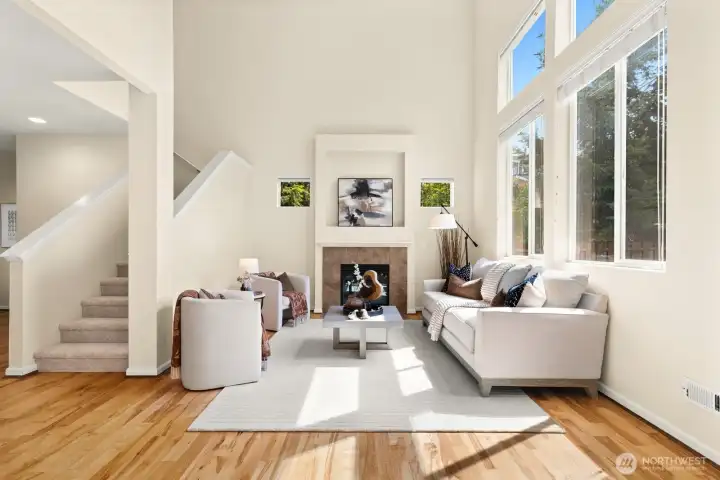 Sun drench living space!