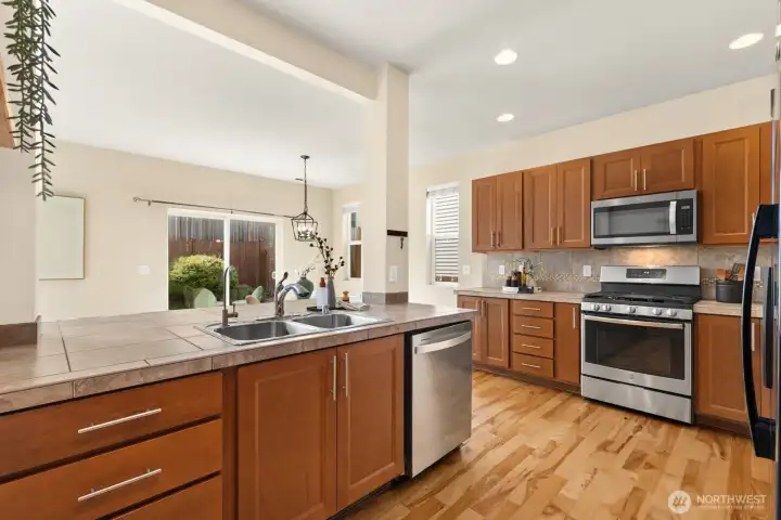 Great storage and counterspace.