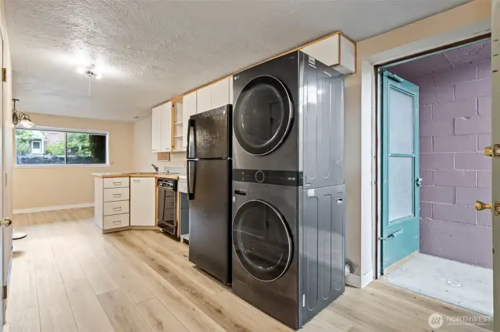 Downstairs laundry