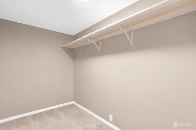 Primary walk-in closet