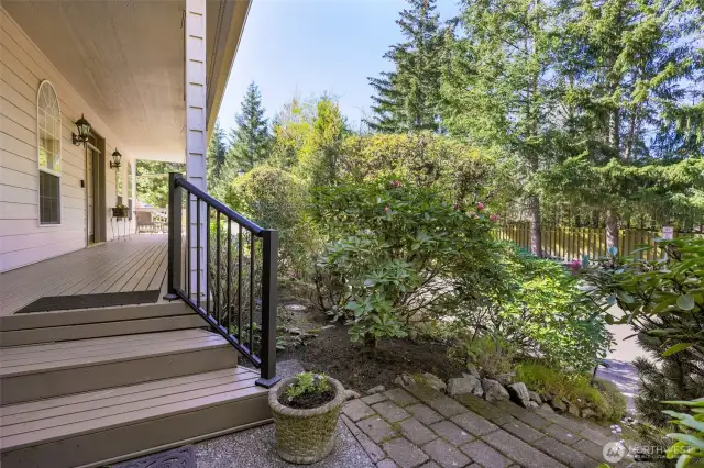 Spacious Covered Front Porch