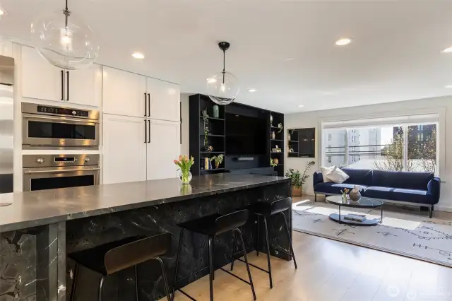 Main floor is an open layout.
