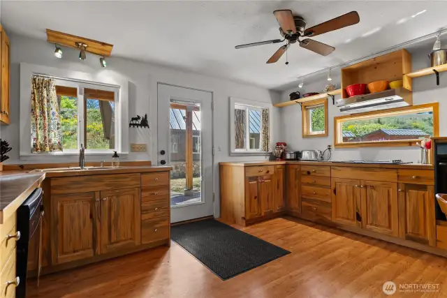 Bright Kitchen with decorative touches