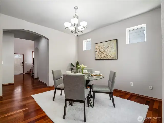 Spacious dining room area, could be a main floor office or music room.