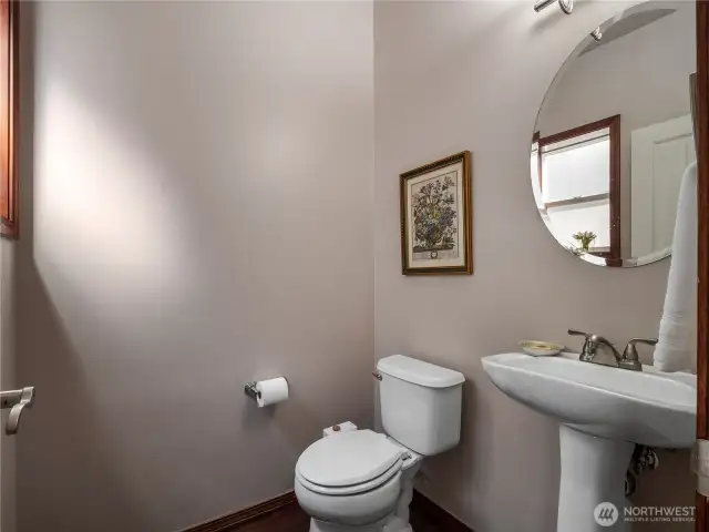 Powder bath on main level.