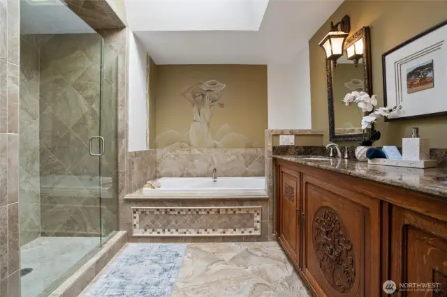 Upstairs Full bath...