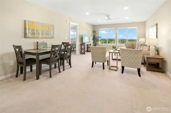 Huge Bonus Room upstairs is the perfect spot for flexible use: Football games, board games, socials, etc