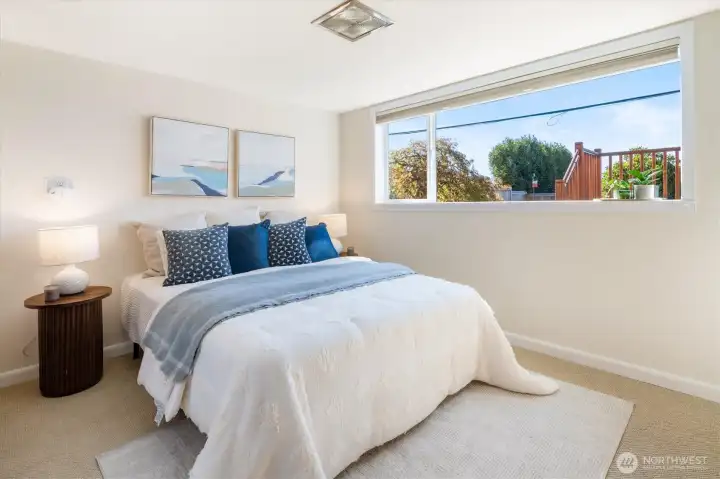 It’s an ideal guest room, home office, or a quiet spot to tuck away and enjoy your hobby.