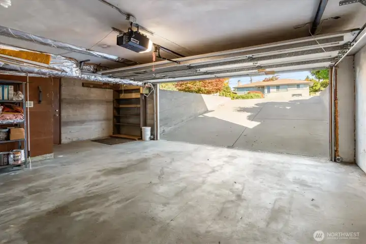 The big two-car garage on the lower level easily provides tons of storage.