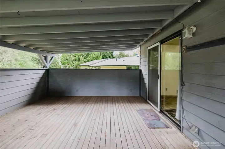 Covered porch