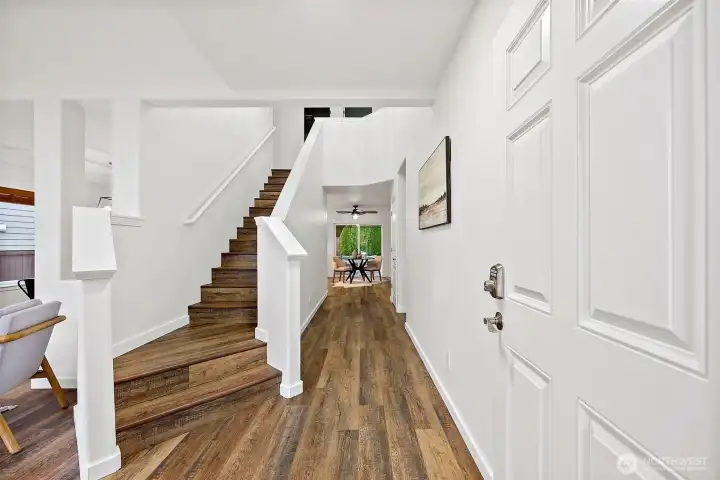 Large inviting entry