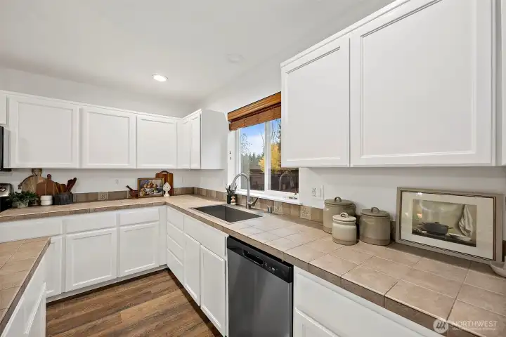 Plentiful counter space for cooking and entertaining