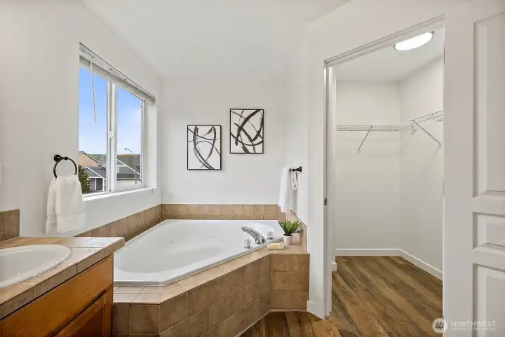 Calgon, take me away in this super sized soaker tub!