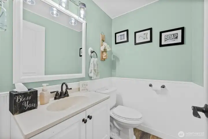 Powder Room in main floor