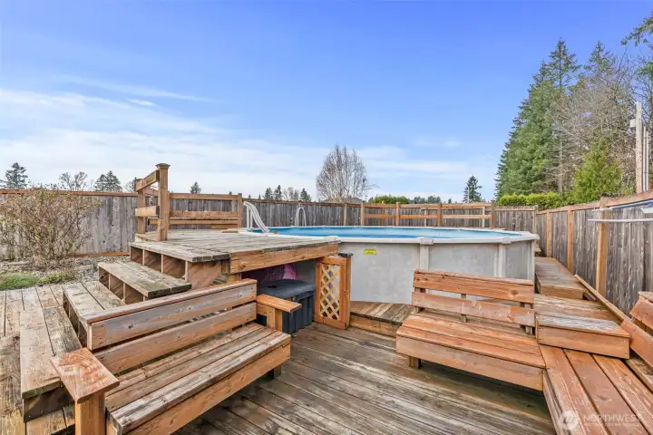 Above ground pool (incl)