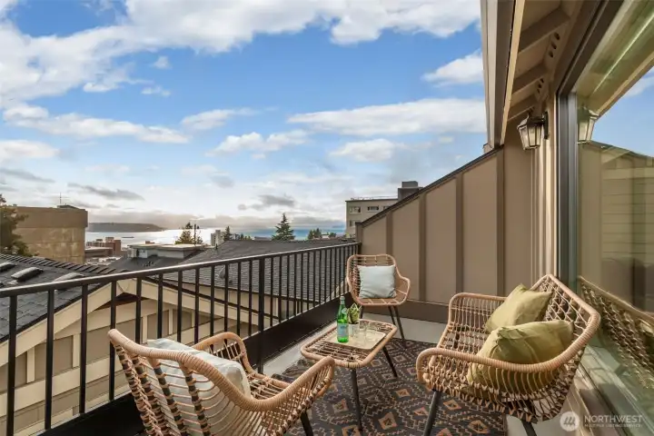 Views of Puget Sound.