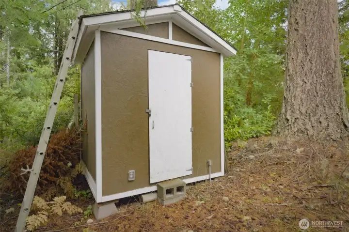 Garden shed to store all the tools needed