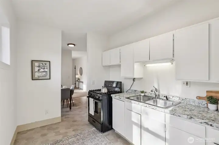 New paint and flooring