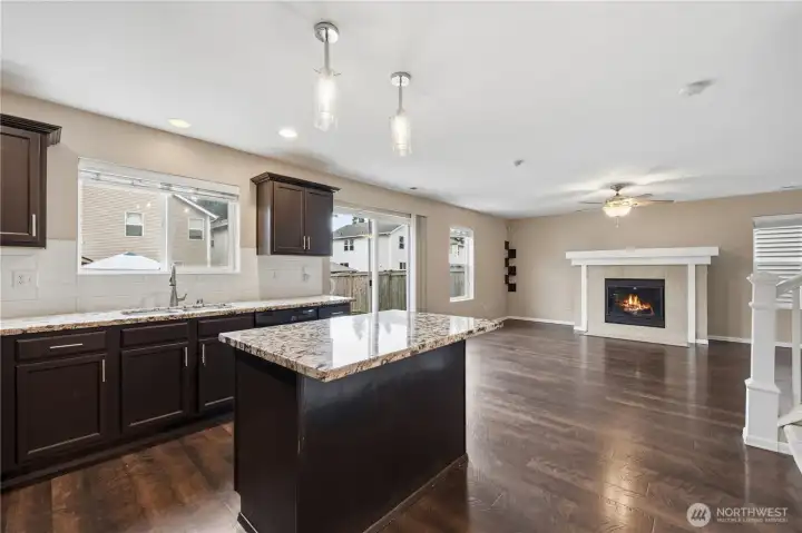 Full-height backsplash for a polished finish.