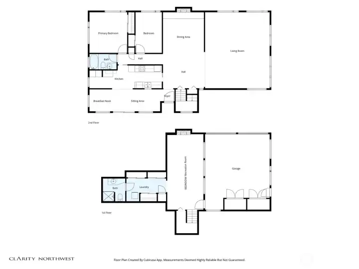 Floor Plans for Main and Lower Level