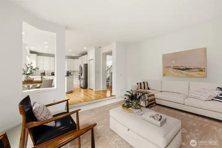 Flexible living space ideal for entertaining or everyday comfort Flexible living space ideal for entertaining or everyday comfort