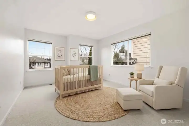 Versatile fourth bedroom ideal for family, office, or creative space