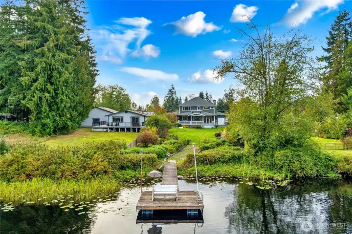 Lake Loma 1/2 acre waterfront home