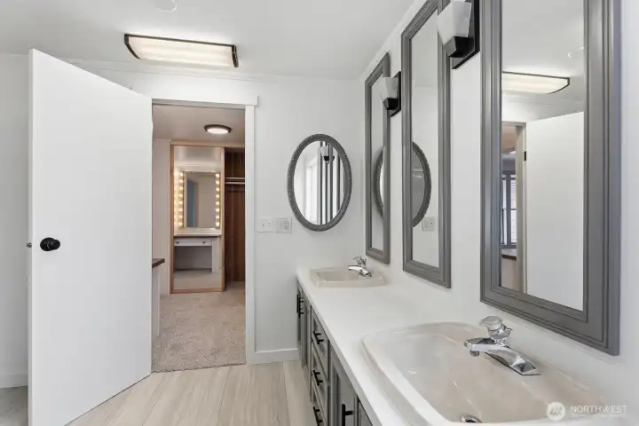 Another view of the primary bathroom