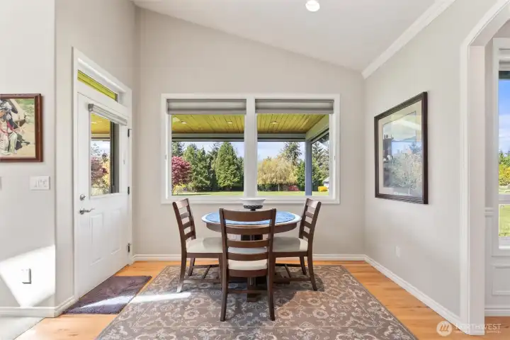 Kitchen Nook with Frech Door to the Patio