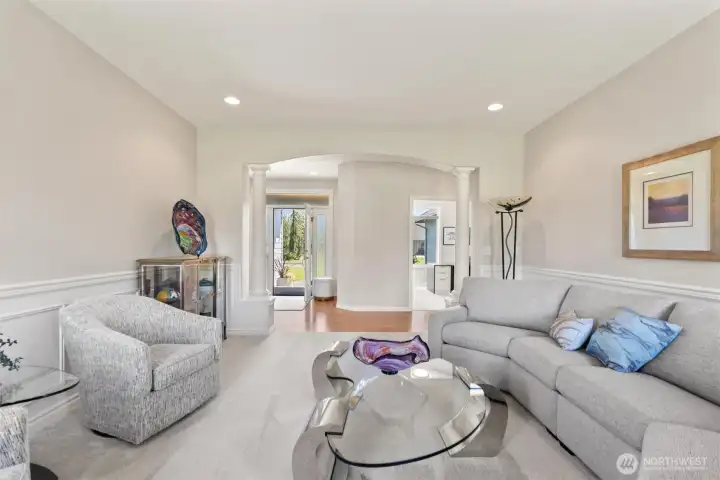 Formal Living Room Looking Toward the Entry