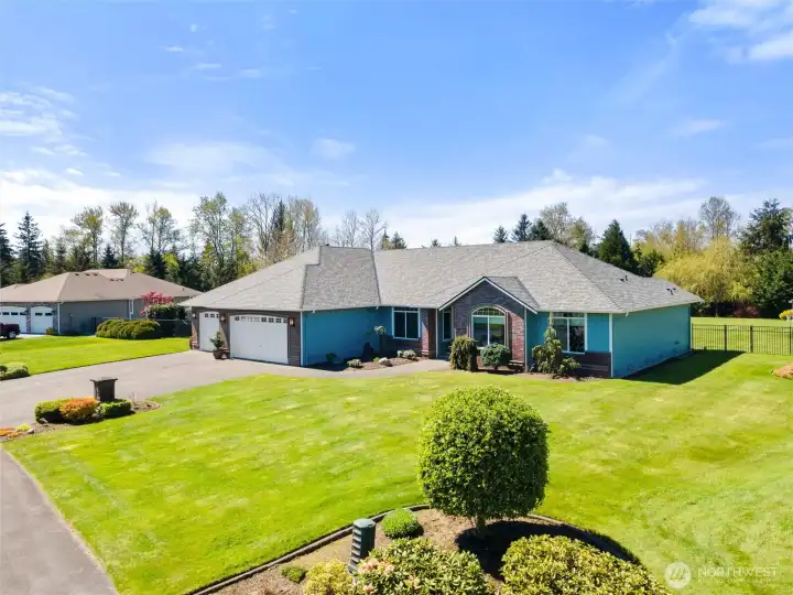 Nicely Maintained Yard