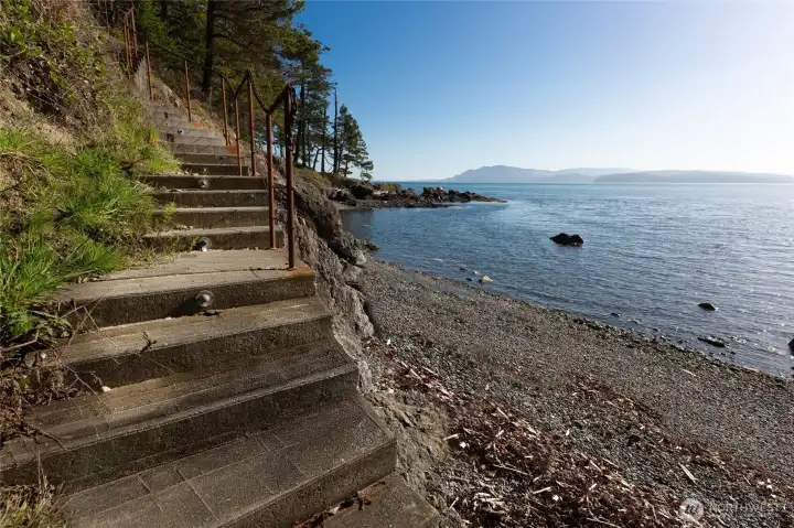 Stairs to beach