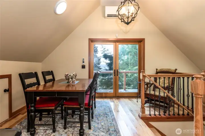 upstairs studio above garage