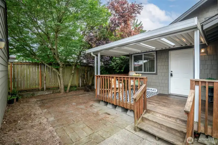 Plus a private patio pad