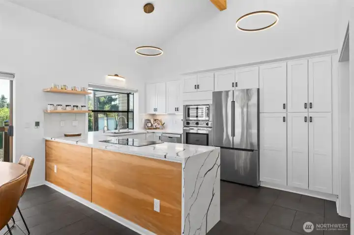 Completely Updated Kitchen with Heated floors