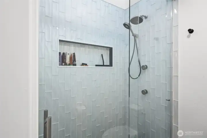 Primary Over-sized tile shower