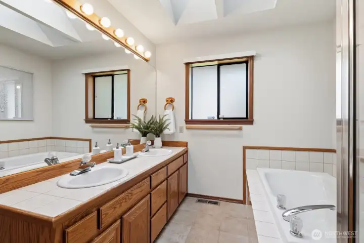 Another view of the primary bathroom