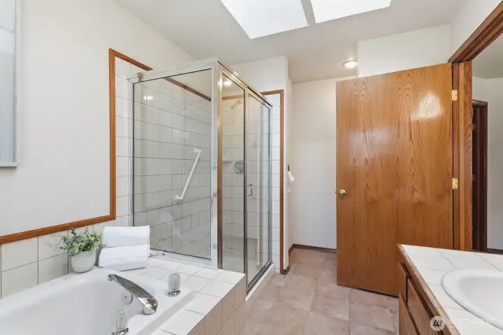 One more view of the primary bathroom