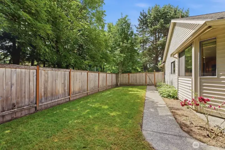 Side yard space