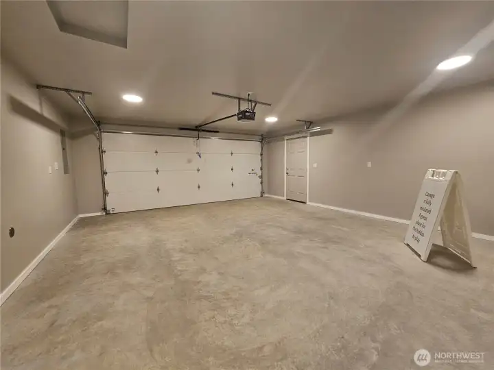 Example of the Fully Insulated and Finished Garage from previous listing