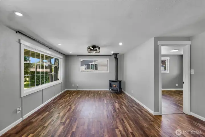 Large windows throughout home fill each room with tons of natural light